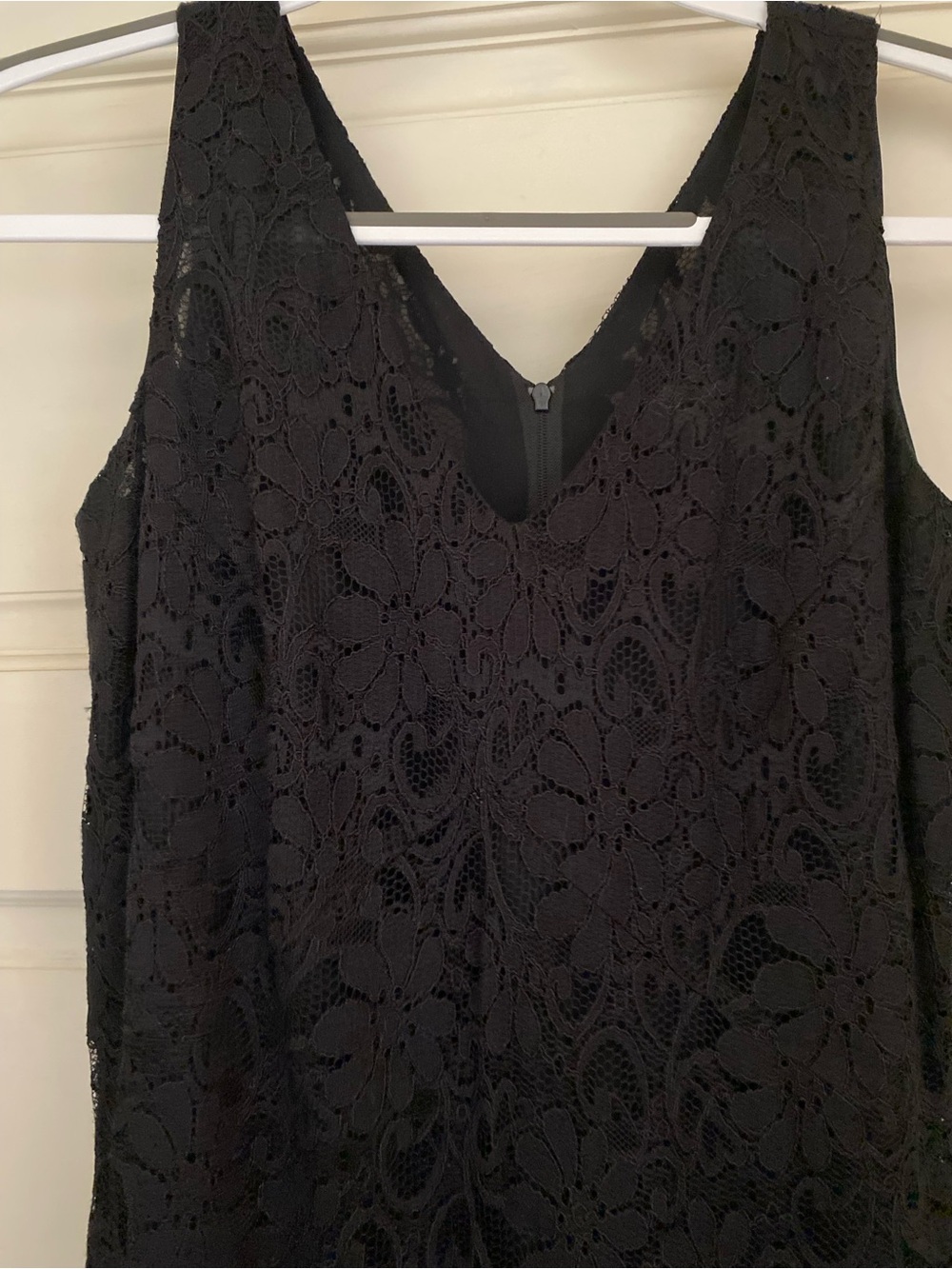 Vintage Laura Ashley Black All Over Lace V-Neck Maxi Slip Dress Made in the UK 4 - Picture 6 of 10
